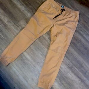 BKC Mfg Co The Jogger boys Size Medium Tan Extra Fabric In Crotch Y2K